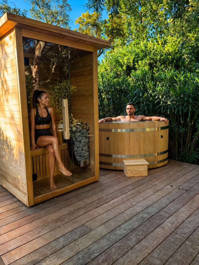Bain froid et sauna au quotidien : la nouvelle routine bien-être des particuliers exigeants