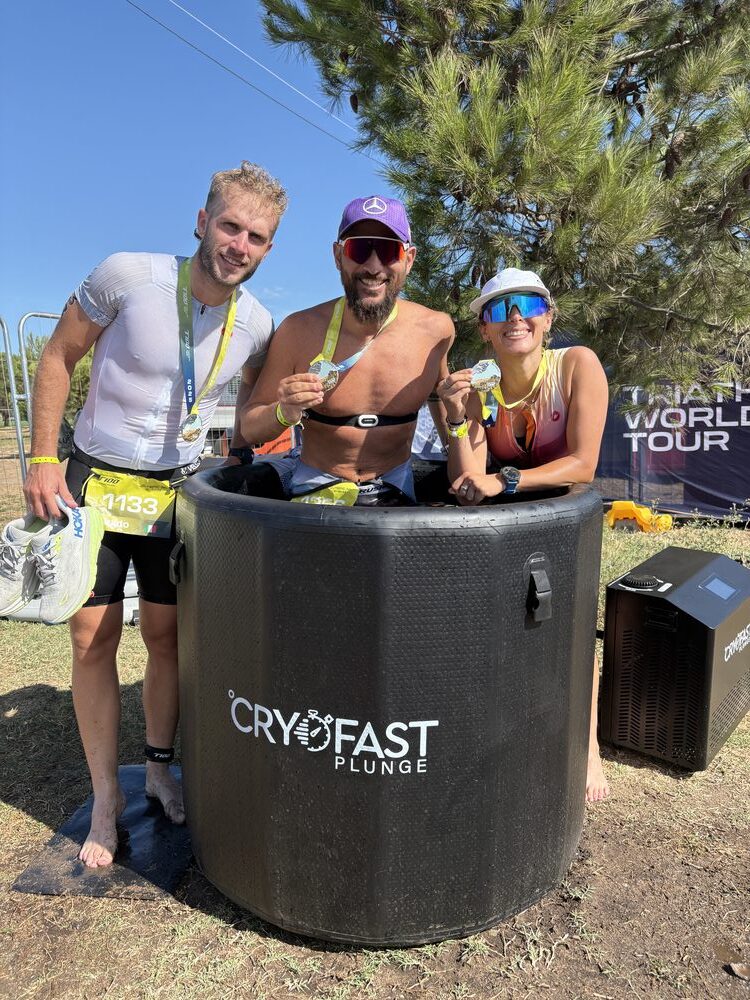 CRYOFAST PLUNGE — Recovery zone événement sportif (hero)